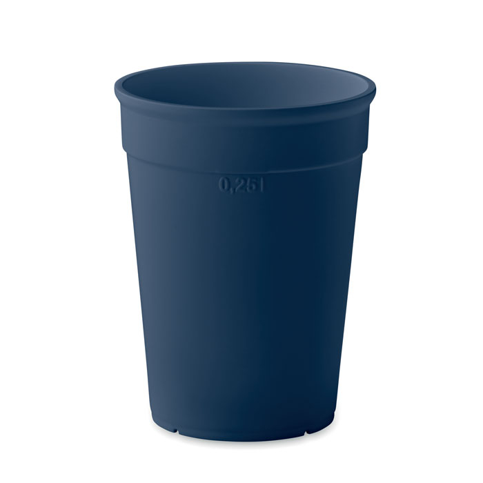Gobelet en PP recyclé 300ml personnalisable AWAYCUP Marine foncé